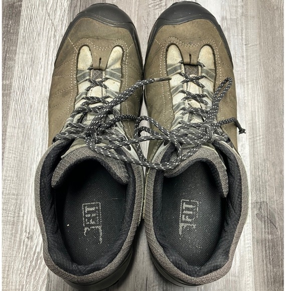 Oboz Bridger Low Mens 14 Hiking Shoes Olive Brown Leather Trail Sneakers main image 5
